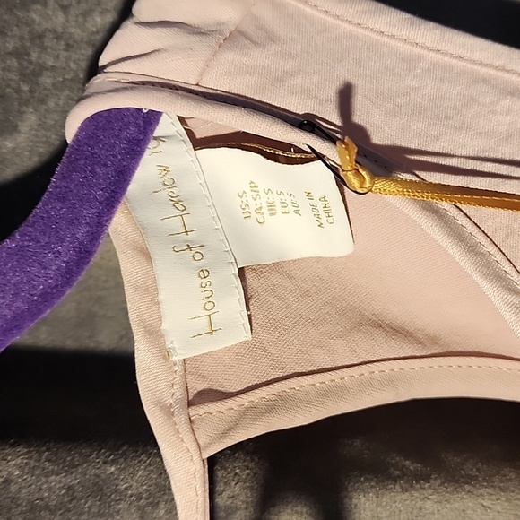 House of Harlow 1969 long sleeveless slip dress, pale dusty pink, Size S. NWT - Picture 3 of 7